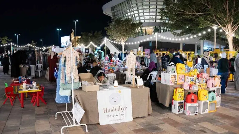 Where to find wellness pop-up markets in Abu Dhabi?