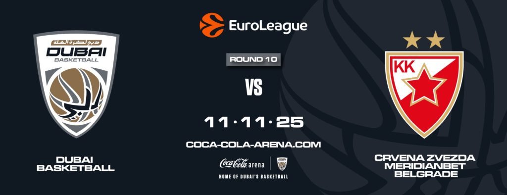 Dubai Basketball vs Crvena Zvezda Meridianbet Belgrade