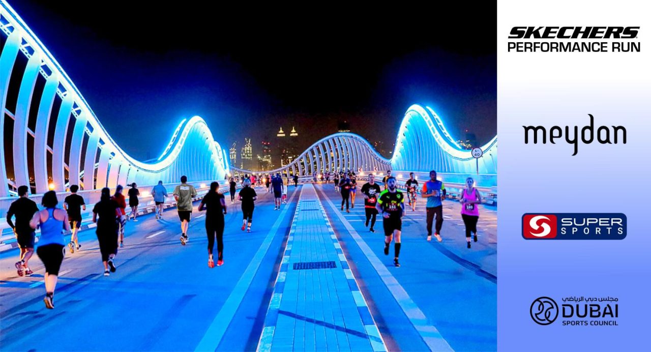 Meydan Night Run (SKECHERS Performanc) Under Dubai Skyline