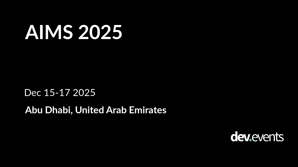 Abu Dhabi AIMS 2025 AI Materials Sustainability Conference
