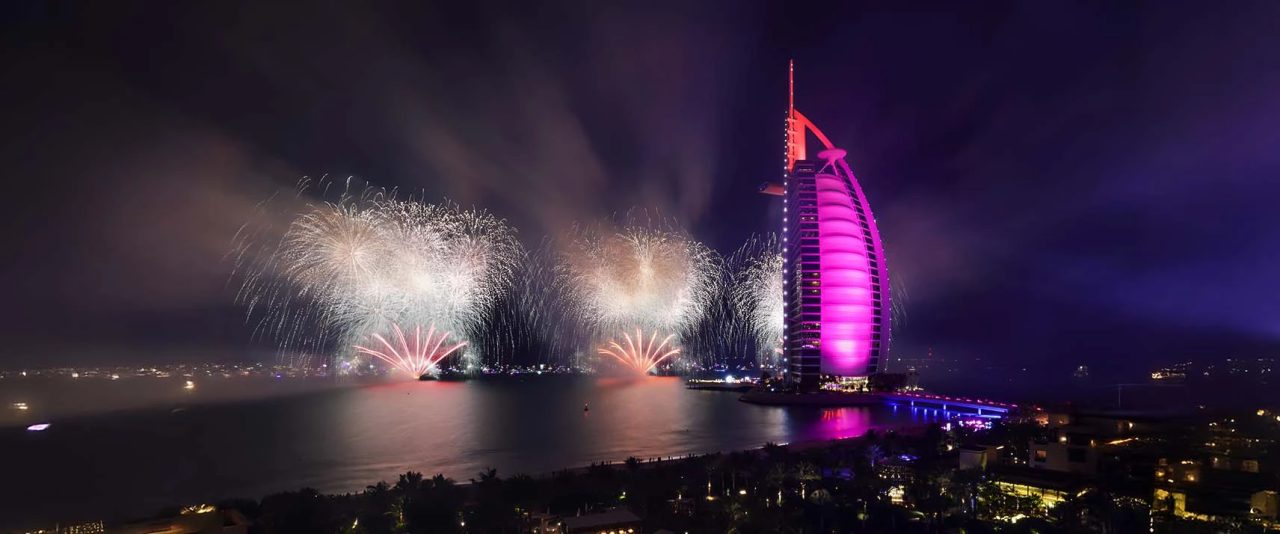 Family friendly beaches to watch the 2026 New Year’s Eve fireworks at Burj Al Arab