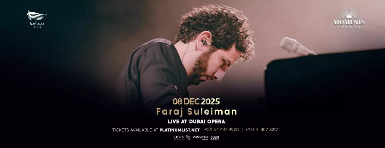 Faraj Suleiman live at Dubai Opera 8 December