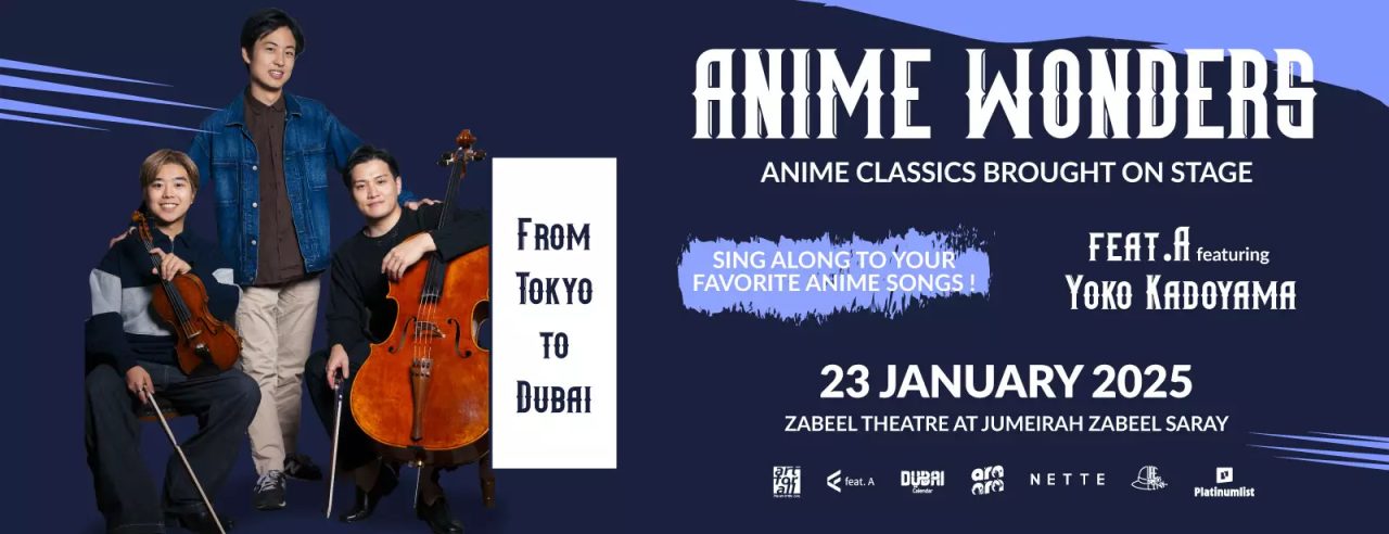 Anime Wonders Tribute Concert in Dubai 23 January
