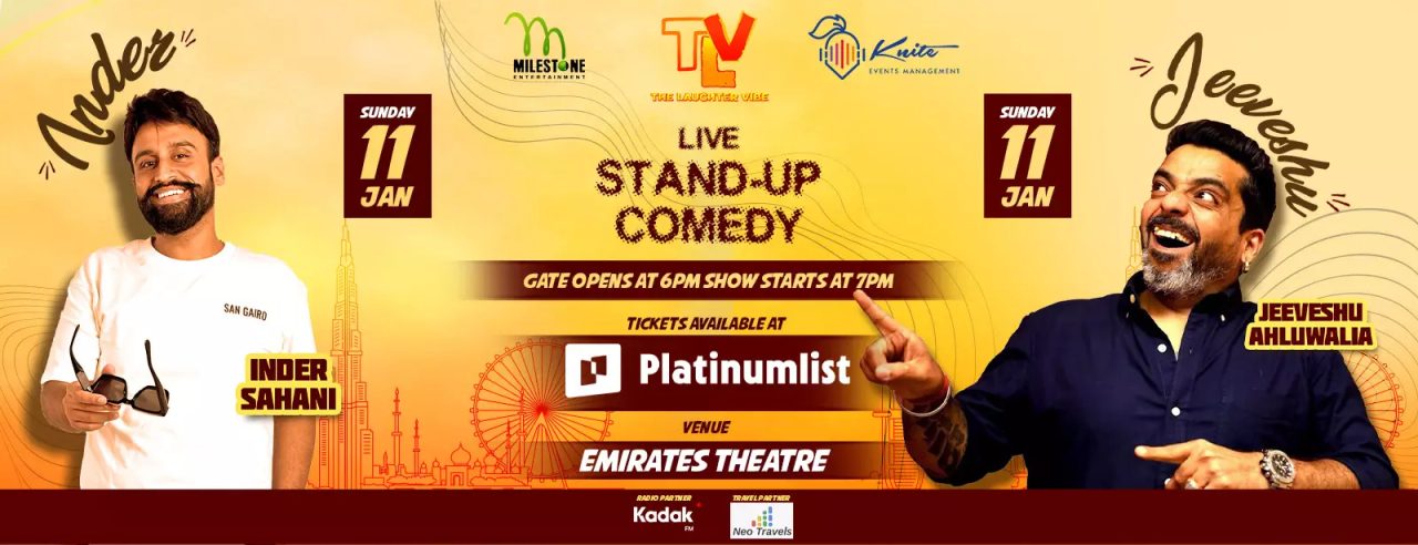 The Laughter Vibe Jeeveshu and Inder in Dubai