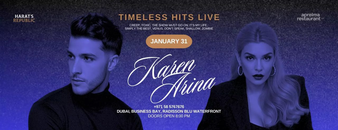 Timeless Hits Live Karen and Arina in Dubai